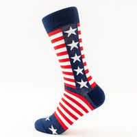 Unisex Casual Abstract Cotton Printing Crew Socks A Pair sku image 5