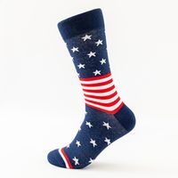 Unisex Casual Abstract Cotton Printing Crew Socks A Pair sku image 2