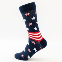 Unisex Casual Abstract Cotton Printing Crew Socks A Pair sku image 1