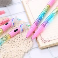 Unicorn Fairy Quicksand With Light Gel Pen Creative Glow Oil Quicksand Water-based Paint Pen Cute Student Stationery main image 4