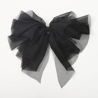 Simple Style Bow Knot Polyester Patchwork Hair Clip main image 1
