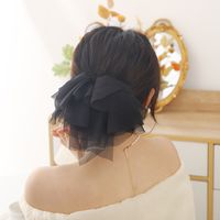 Simple Style Bow Knot Polyester Patchwork Hair Clip main image 3