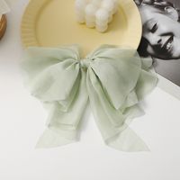 Simple Style Bow Knot Polyester Patchwork Hair Clip sku image 1