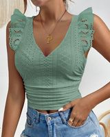 Women's Blouse Short Sleeve T-shirts Casual Solid Color main image 1