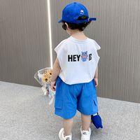 Casual Simple Style Cartoon Printing Cotton Boys Clothing Sets main image 5