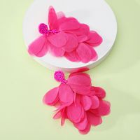 1 Paar Elegant Bohemien Blütenblatt Juansha Zinklegierung Hängende Ohrringe sku image 1