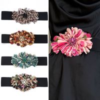 Elegant Streetwear Flower Polyester Women's Woven Belts main image 1