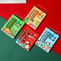 New Christmas Student Stationery Gift Box Set Children's Christmas Small Gifts Present Prize Portable Six-piece Set main image 3