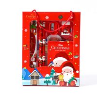 New Christmas Student Stationery Gift Box Set Children's Christmas Small Gifts Present Prize Portable Six-piece Set main image 6