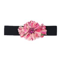 Elegant Streetwear Flower Polyester Women's Woven Belts main image 4