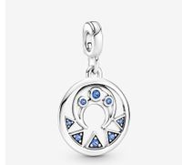 Classic Style Sun Star Sterling Silver Plating Inlay Artificial Gemstones Women's Charms main image 3