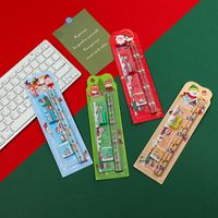 Christmas Pencil Five-piece Children's Painting Five-in-one Eraser Pencil Stationery Set Prize Christmas Small Gift main image 4