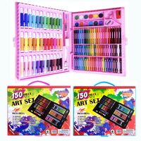 مجموعة أقلام ألوان مائية جديدة متعددة الألوان للأطفال main image 1