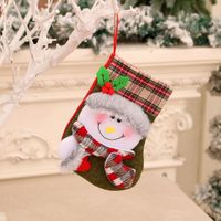 Christmas Cute Santa Claus Cloth Party Gift Wrapping Supplies sku image 2