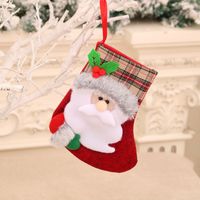 Christmas Cute Santa Claus Cloth Party Gift Wrapping Supplies sku image 1