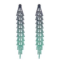 1 Paire Glamour Gland Strass Boucles D'oreilles main image 4