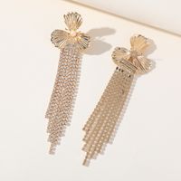 1 Pair Simple Style Flower Inlay Alloy Rhinestones Earrings main image 5