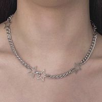 Streetwear Star Titanium Steel Plating Women's Necklace main image 2