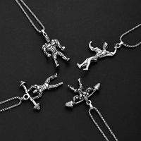 Streetwear Cartoon Character Alloy Titanium Steel Plating Women's Pendant Necklace main image 1