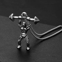 Streetwear Cartoon Character Alloy Titanium Steel Plating Women's Pendant Necklace sku image 4