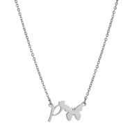 Simple Style Butterfly Stainless Steel Titanium Steel Polishing Unisex Pendant Necklace sku image 42