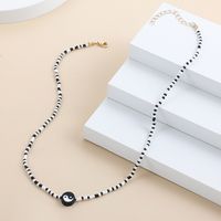Cute Cool Style Rainbow Arylic Alloy Beaded Women's Necklace sku image 2