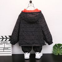 Casual Classic Style Letter Printing Cotton Blend Boys Outerwear main image 3