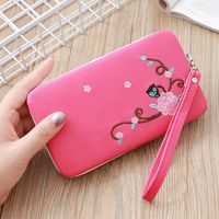 Women's Solid Color Pu Leather Magnetic Buckle Wallets sku image 4