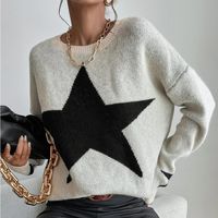 Women's Sweater Long Sleeve Sweaters & Cardigans Casual Star main image 5