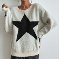 Women's Sweater Long Sleeve Sweaters & Cardigans Casual Star main image 8