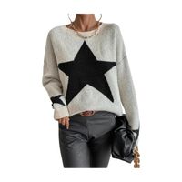 Women's Sweater Long Sleeve Sweaters & Cardigans Casual Star main image 7