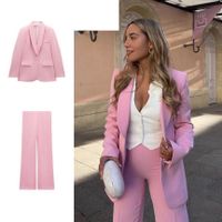 Women's Long Sleeve Blazers Business Solid Color main image 3