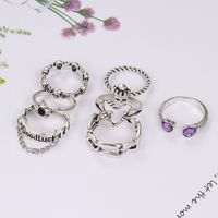 Ig Style Y2k Punk Round Alloy Wholesale Open Rings main image 8