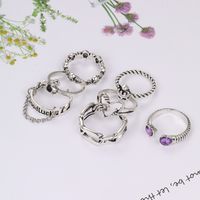Ig Style Y2k Punk Round Alloy Wholesale Open Rings main image 10