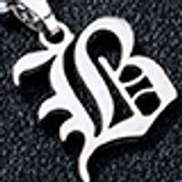 Casual Simple Style Letter Stainless Steel Men's Pendant Necklace main image 5