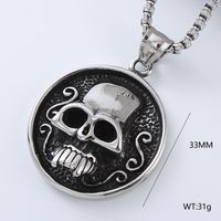 Hip-Hop Punk Skull 304 Stainless Steel No Inlaid Women's main image 6