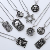 Hip-Hop Punk Skull 304 Stainless Steel No Inlaid Women's main image 9