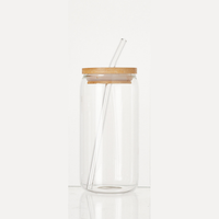 Casual Solid Color Glass Tumblers Water Bottles sku image 3