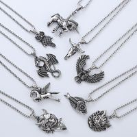 Punk Streetwear Owl Horse 304 Stainless Steel No Inlaid Men'S main image 9