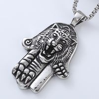 Hip-Hop Streetwear Cool Style Lion Elephant 304 Stainless Steel No Inlaid Men'S sku image 7