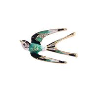 Fashion Animal Alloy Plating Diamond Women's Brooches sku image 6