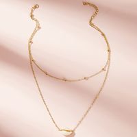 Fashion Conch String Gold Bead Multilayer Alloy Necklace Nhgy156914 main image 5
