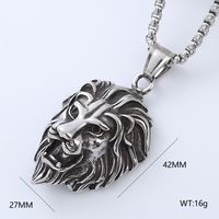 Punk Streetwear Cool Style Skull 304 Stainless Steel No Inlaid Men'S Necklace Pendant sku image 6