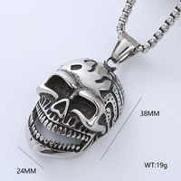 Punk Streetwear Cool Style Skull 304 Stainless Steel No Inlaid Men'S Necklace Pendant sku image 9