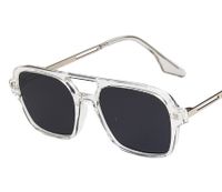 Fashion Simple Double Beam Hollow Sunglasses sku image 3
