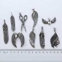 Streetwear Cool Style Wings 304 Stainless Steel No Inlaid Men'S Necklace Pendant main image 1