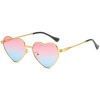 Basic Lady Heart Shape Ac Special-shaped Mirror Full Frame Women's Sunglasses sku image 8