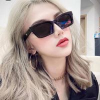 Basic Lady Simple Style Solid Color Ac Square Full Frame Women's Sunglasses main image 3