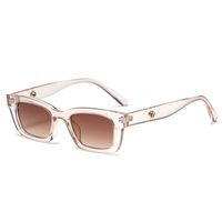 Basic Lady Simple Style Solid Color Ac Square Full Frame Women's Sunglasses sku image 9