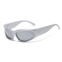Einfacher Stil Farbblock Pc Quadrat Vollbild Sport Sonnenbrille sku image 2